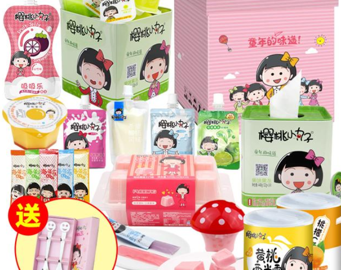 【樱桃小丸子休闲零食】