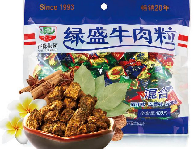 【绿盛牛肉干】
