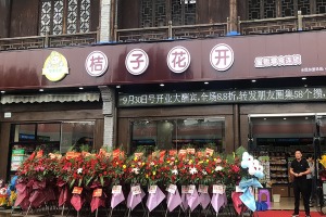 【桔子花开零食】