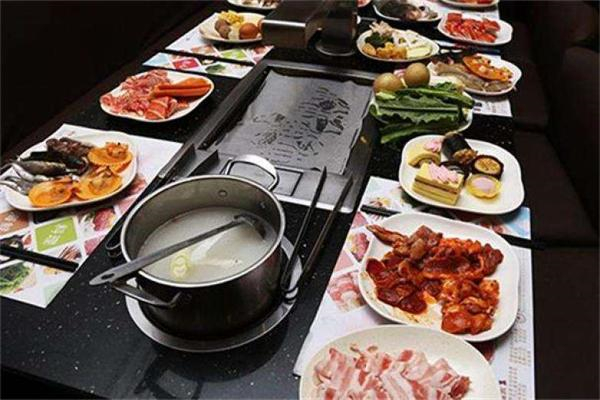 【韩品香自助烤肉火锅店】