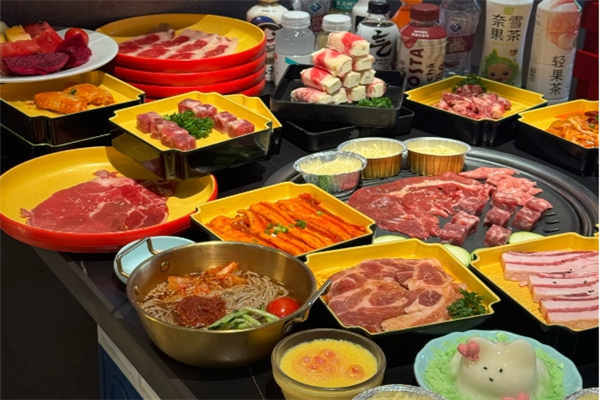 韩式自选烤肉火锅加盟