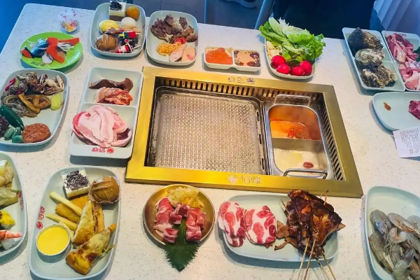 【诱惑海鲜自助烤肉火锅】