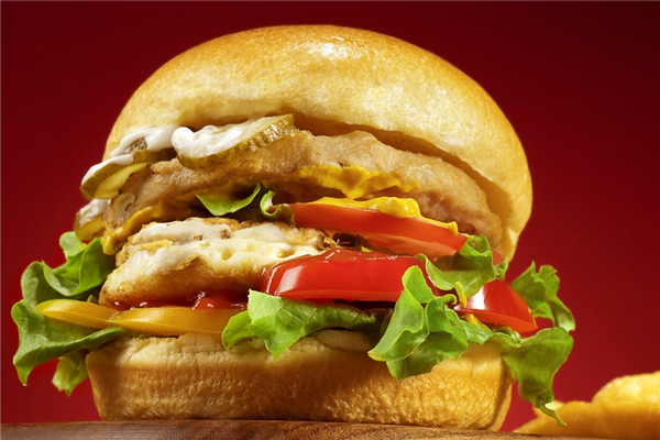 可口滋炸鸡汉堡