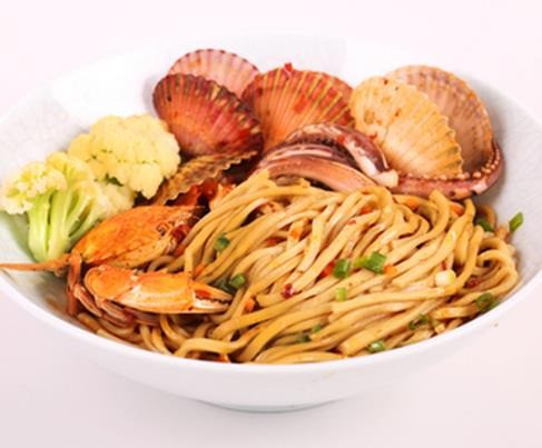 鲨鱼杰克小海鲜焖面