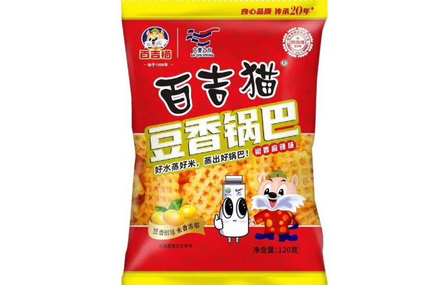 百吉猫锅巴零食