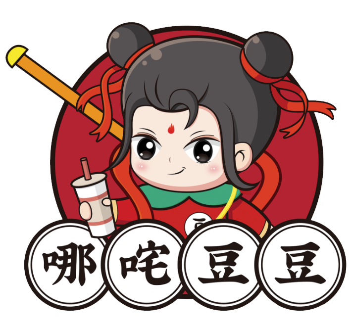 哪咤豆豆奶茶