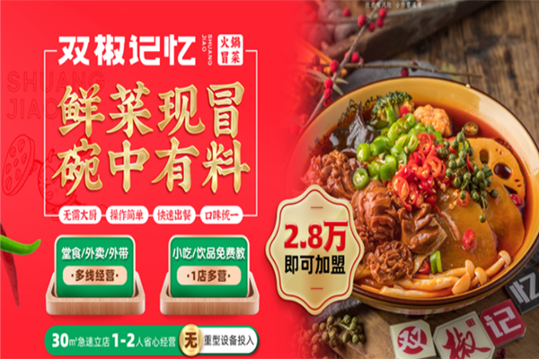 【双椒记忆火锅冒菜】