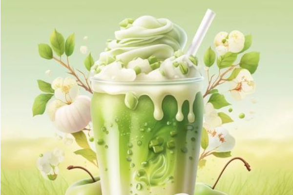 【青苹果奶茶】