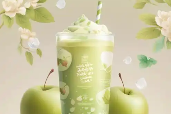 【青苹果奶茶】