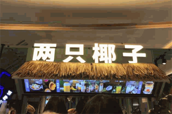 【两只椰子茶饮】