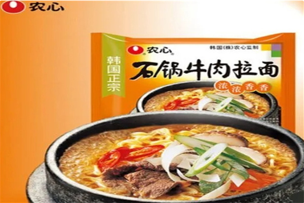 农心石锅牛肉拉面