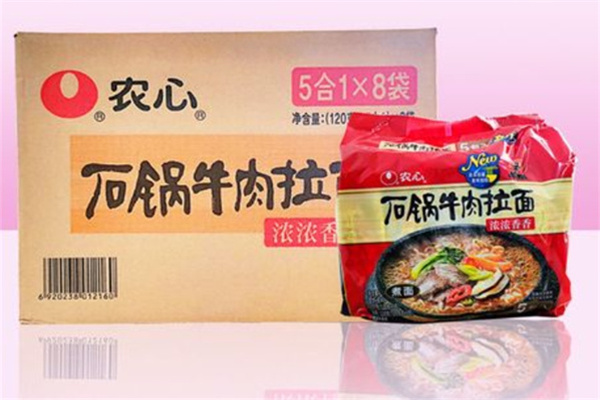 农心石锅牛肉拉面