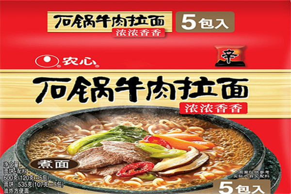 农心石锅牛肉拉面