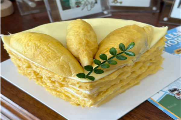 公主的店榴莲千层蛋糕
