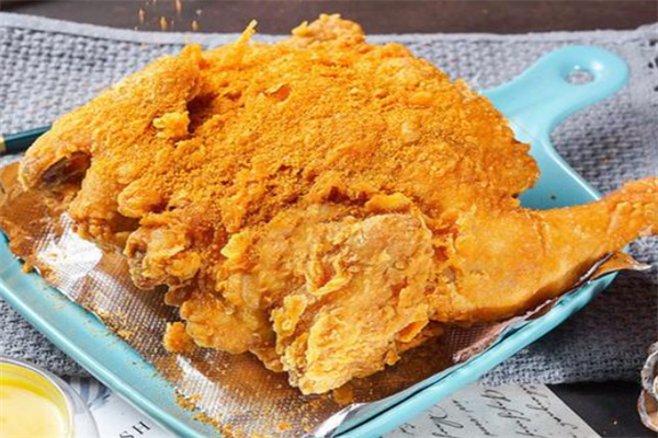 炸了只鸡