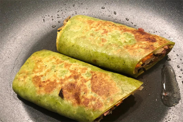 卷舍菠菜卷饼