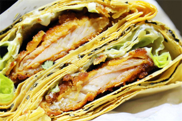 吴小糖沙拉煎饼
