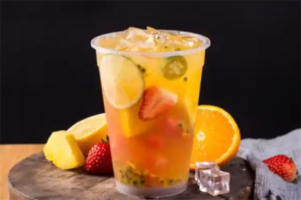 撸一撸鲜果奶茶鸡排